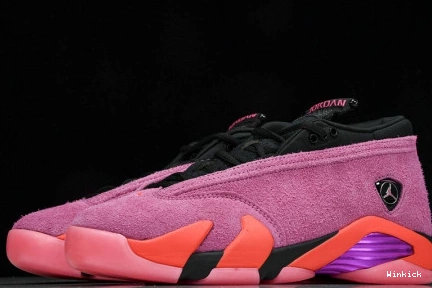 RETRO JORDAN 14 SHOCKING DH4121-600 (W) LOW PINK 0802